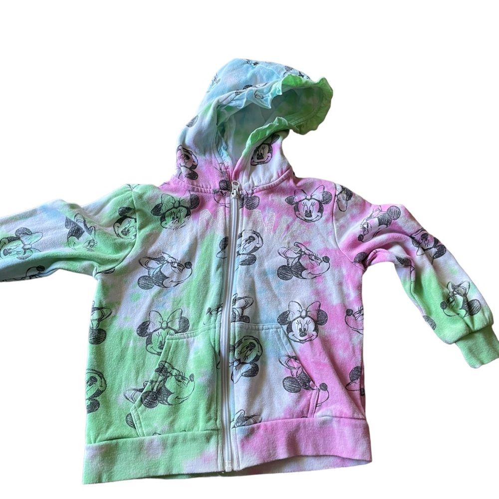 Disney Junior Minnie Hoodie and Shorts Sweat Set Size 6 - Picture 3 of 4
